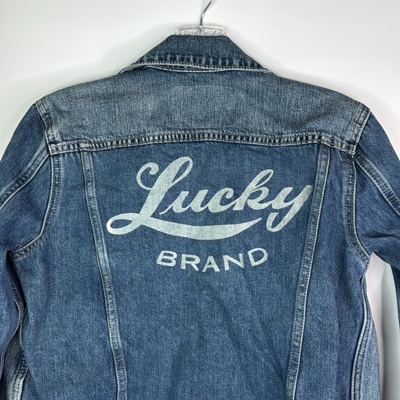 Lucky Brand The Tomboy Trucker Denim Jacket Size Small - Picture 5 of 9